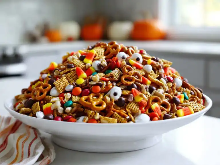 No Bake Halloween Chex Mix (An Easy & Fun Recipe!) 5 fiin 11zon