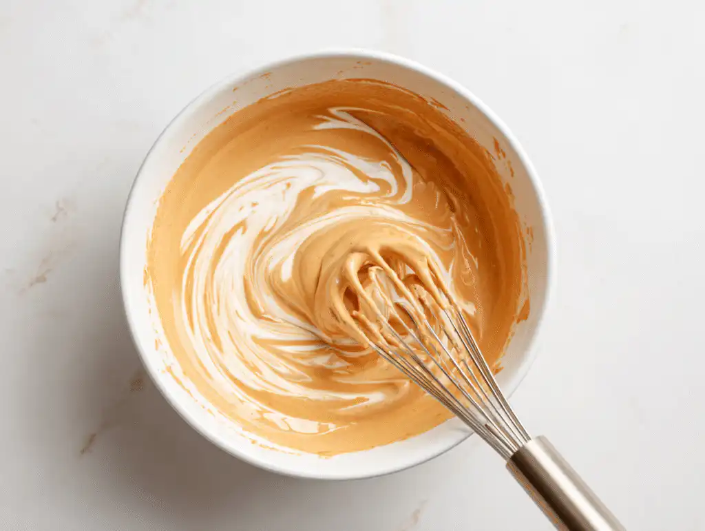 Easy Pumpkin Spice Chex Mix (Ready in 15 Minutes!) 7 Whisking pumpkin puree and spices into melted white chocolate to make a pumpkin spice snack mix coating.