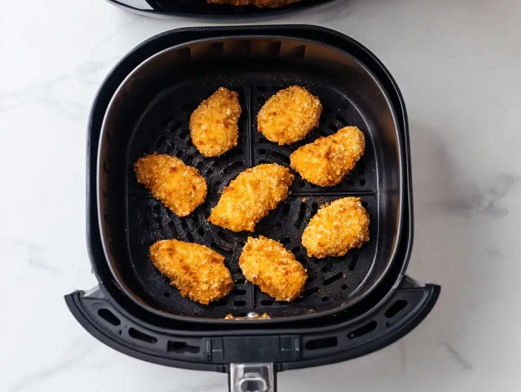 Best Air Fryer Tyson Southern Style Chicken Tenderloins 4 Frozen Air Fryer Tyson Southern Style Chicken Tenderloins in a single layer.
