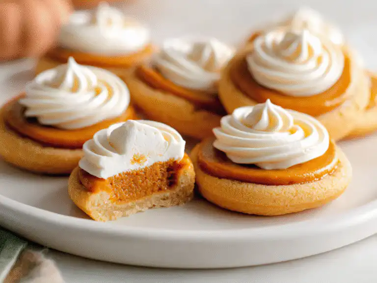 A white platter of the best Pumpkin Pie Cookies for a Fun Thanksgiving Dessert.