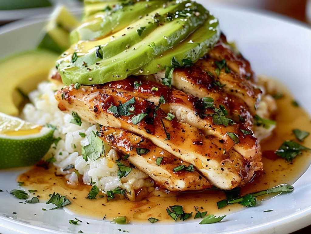 Fresh Honey Lime Chicken Avocado Recipe