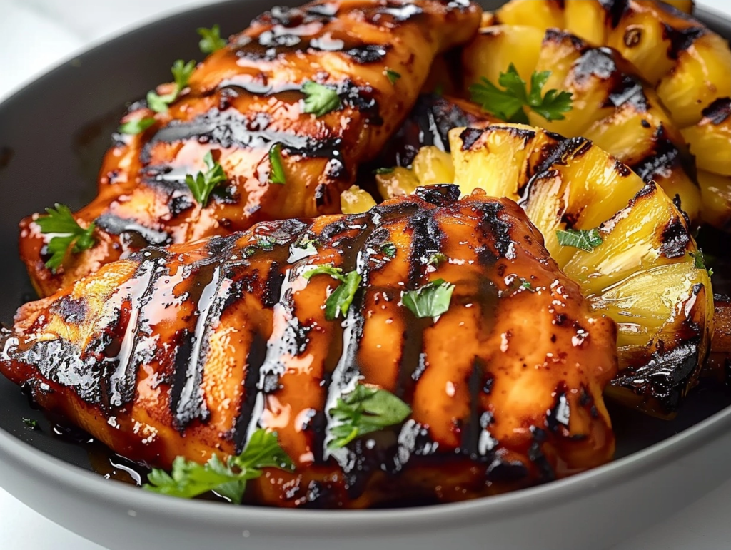 Hawaiian Grilled Chicken and Pineapple Harmony