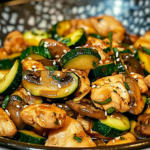 Zucchini Mushroom Chicken Stir Fry For Quick Dinners