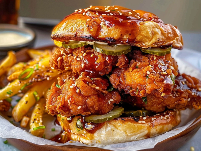 Korean Fried Chicken Sandwiches Recipe